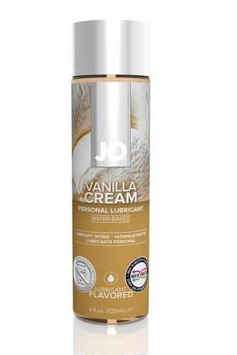 System JO-H2O lubricant Vanilla Cream оральний лубрикант зі смаком ванільного крему, 120 мл